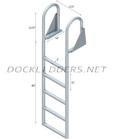 5 Step Swing Ladder with 2" Standard Steps