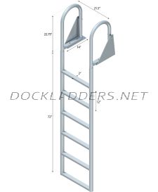 6 Step Swing Ladder with 2" Standard Steps