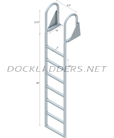 7 Step Swing Ladder with 2" Standard Steps