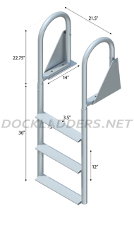 Swing Ladders - Wide Steps